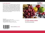 Cover von Lo que debes saber