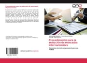 Cover von Procedimiento para la selección de mercados internacionales