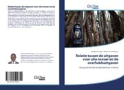 Cover von Relatie tussen de uitgaven voor olie-invoer en de overheidsuitgaven