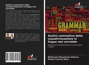 Cover von Analisi contrastiva della causativizzazione in lingue non correlate