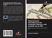 Cover von Determinanti dell'efficacia del controllo interno e dei prestiti tra le PMI