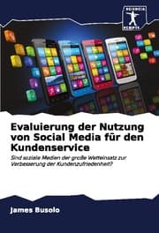 Cover von Evaluierung der Nutzung von Social Media für den Kundenservice