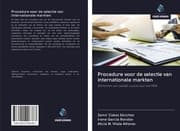 Cover von Procedure voor de selectie van internationale markten