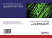 Cover von Women Empowerment and Poverty Reduction: Can Microcredit be a Panacea?
