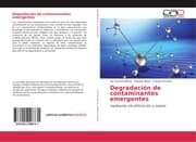 Cover von Degradación de contaminantes emergentes