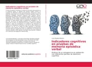 Cover von Indicadores cognitivos en pruebas de memoria episódica verbal