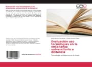 Cover von Evaluación uso tecnologías en la enseñanza universitaria a distancia