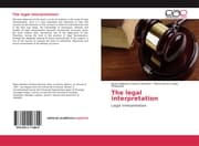 Cover von The legal interpretation
