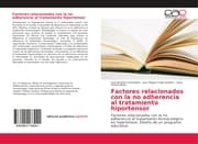 Cover von Factores relacionados con la no adherencia al tratamiento hiportensor