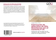 Cover von Fabricación de Adocretos de Alta Resistencia con el Cemento P-35