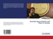 Cover von Post War Reconciliation and Peace in Society