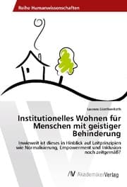 Cover von Institutionelles Wohnen für Menschen mit geistiger Behinderung