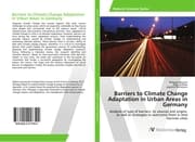Cover von Barriers to Climate Change Adaptation in Urban Areas in Germany