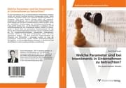 Cover von Welche Parameter sind bei Investments in Unternehmen zu betrachten?