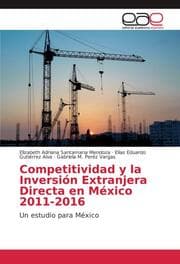 Cover von Competitividad y la Inversión Extranjera Directa en México 2011-2016