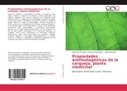 Cover von Propiedades antimutagénicas de la carqueja, planta medicinal