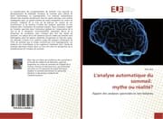 Cover von L'analyse automatique du sommeil: mythe ou réalité?