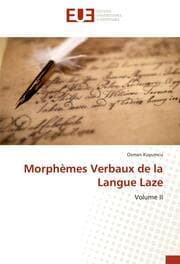 Cover von Morphèmes Verbaux de la Langue Laze