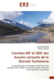 Cover von Courbes IDF et QDF des bassins versants de la Dorsale Tunisienne