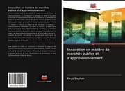 Cover von Innovation en matière de marchés publics et d'approvisionnement