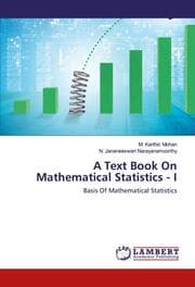 Cover von A Text Book On Mathematical Statistics - I