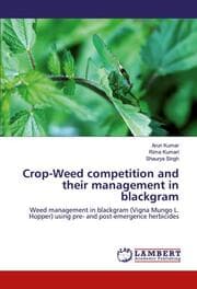 Cover von Crop-Weed competition and their management in blackgram