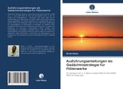 Cover von Ausführungsanleitungen als Gedächtnisstrategie für Flötenwerke