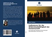 Cover von Indikatoren für die Widerstandsfähigkeit der Gemeinschaft