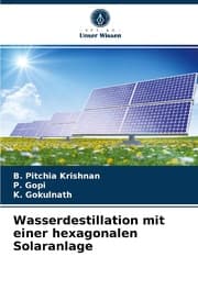 Cover von Wasserdestillation mit einer hexagonalen Solaranlage