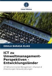 Cover von ICT zu Umweltmanagement-Perspektiven -Entwicklungsländer