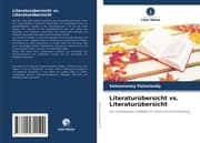 Cover von Literaturübersicht vs. Literaturübersicht
