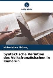 Cover von Syntaktische Variation des Volksfranzösischen in Kamerun