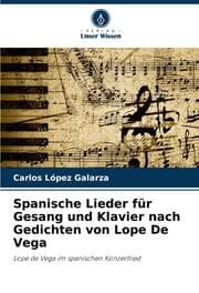 Cover von Spanische Lieder für Gesang und Klavier nach Gedichten von Lope De Vega