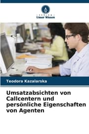 Cover von Umsatzabsichten von Callcentern und persönliche Eigenschaften von Agenten