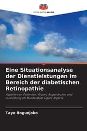 Cover von Eine Situationsanalyse der Dienstleistungen im Bereich der diabetischen Retinopathie