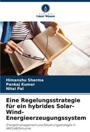 Cover von Eine Regelungsstrategie für ein hybrides Solar-Wind-Energieerzeugungssystem