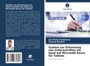 Cover von System zur Erkennung von Unterschriften als SaaS auf Microsoft Azure für Tablets