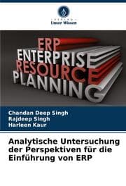 Cover von Analytische Untersuchung der Perspektiven für die Einführung von ERP