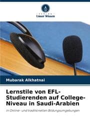 Cover von Lernstile von EFL-Studierenden auf College-Niveau in Saudi-Arabien