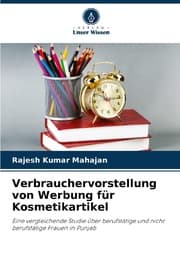 Cover von Verbrauchervorstellung von Werbung für Kosmetikartikel