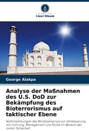 Cover von Analyse der Maßnahmen des U.S. DoD zur Bekämpfung des Bioterrorismus auf taktischer Ebene