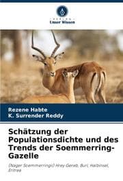 Cover von Schätzung der Populationsdichte und des Trends der Soemmerring-Gazelle
