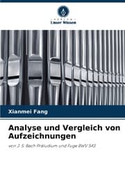 Cover von Analyse und Vergleich von Aufzeichnungen
