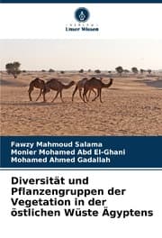 Cover von Diversität und Pflanzengruppen der Vegetation in der östlichen Wüste Ägyptens