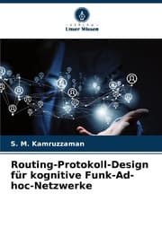 Cover von Routing-Protokoll-Design für kognitive Funk-Ad-hoc-Netzwerke