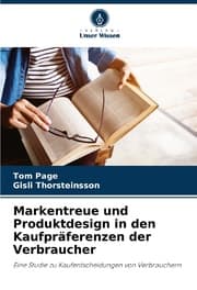 Cover von Markentreue und Produktdesign in den Kaufpräferenzen der Verbraucher