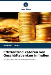 Cover von Effizienzindikatoren von Geschäftsbanken in Indien
