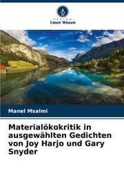 Cover von Materialökokritik in ausgewählten Gedichten von Joy Harjo und Gary Snyder