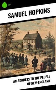 Cover von An Address to the People of New-England