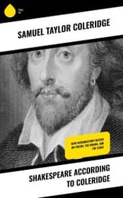 Cover von Shakespeare according to Coleridge